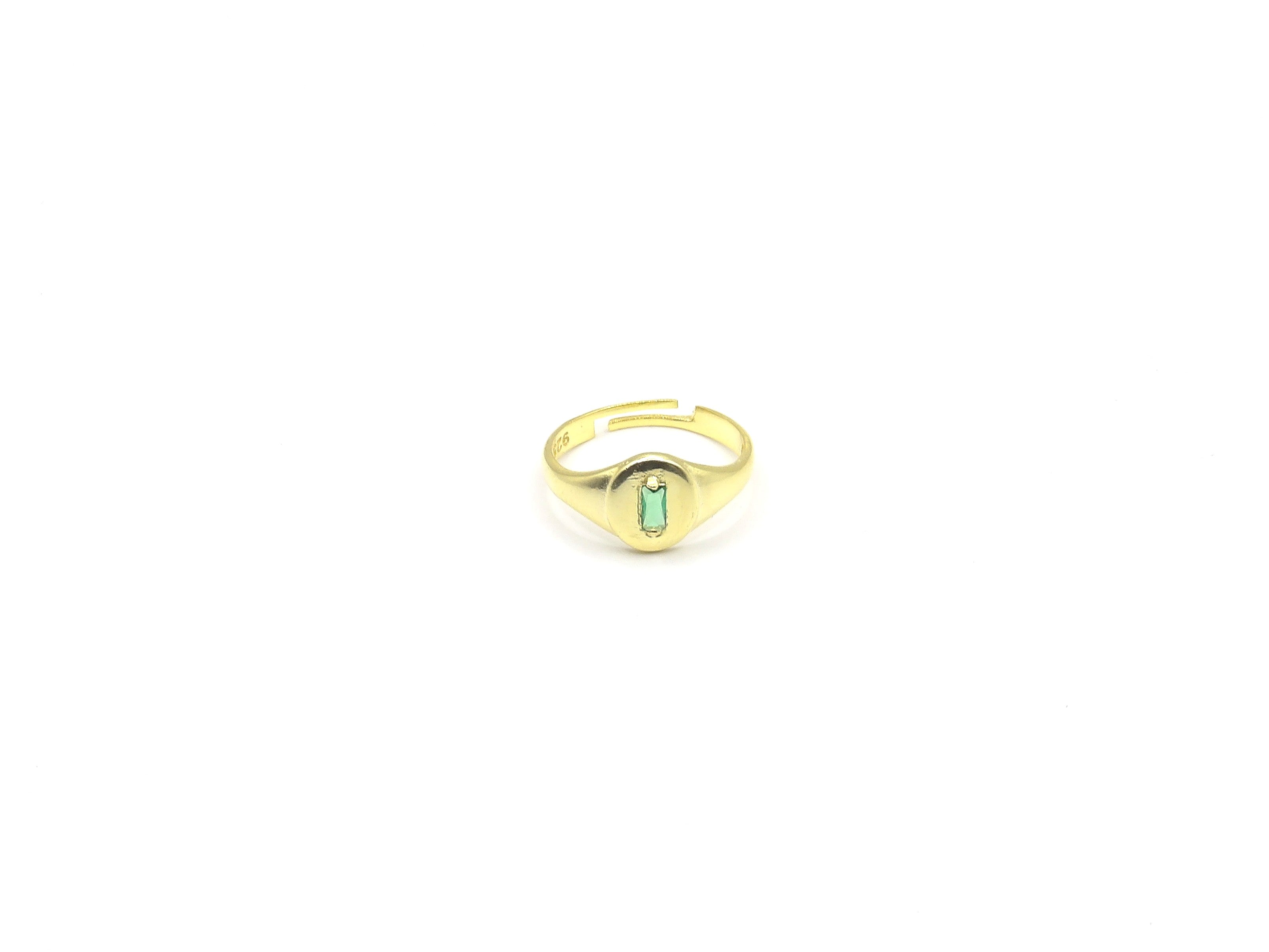 SIGNET GEM RING