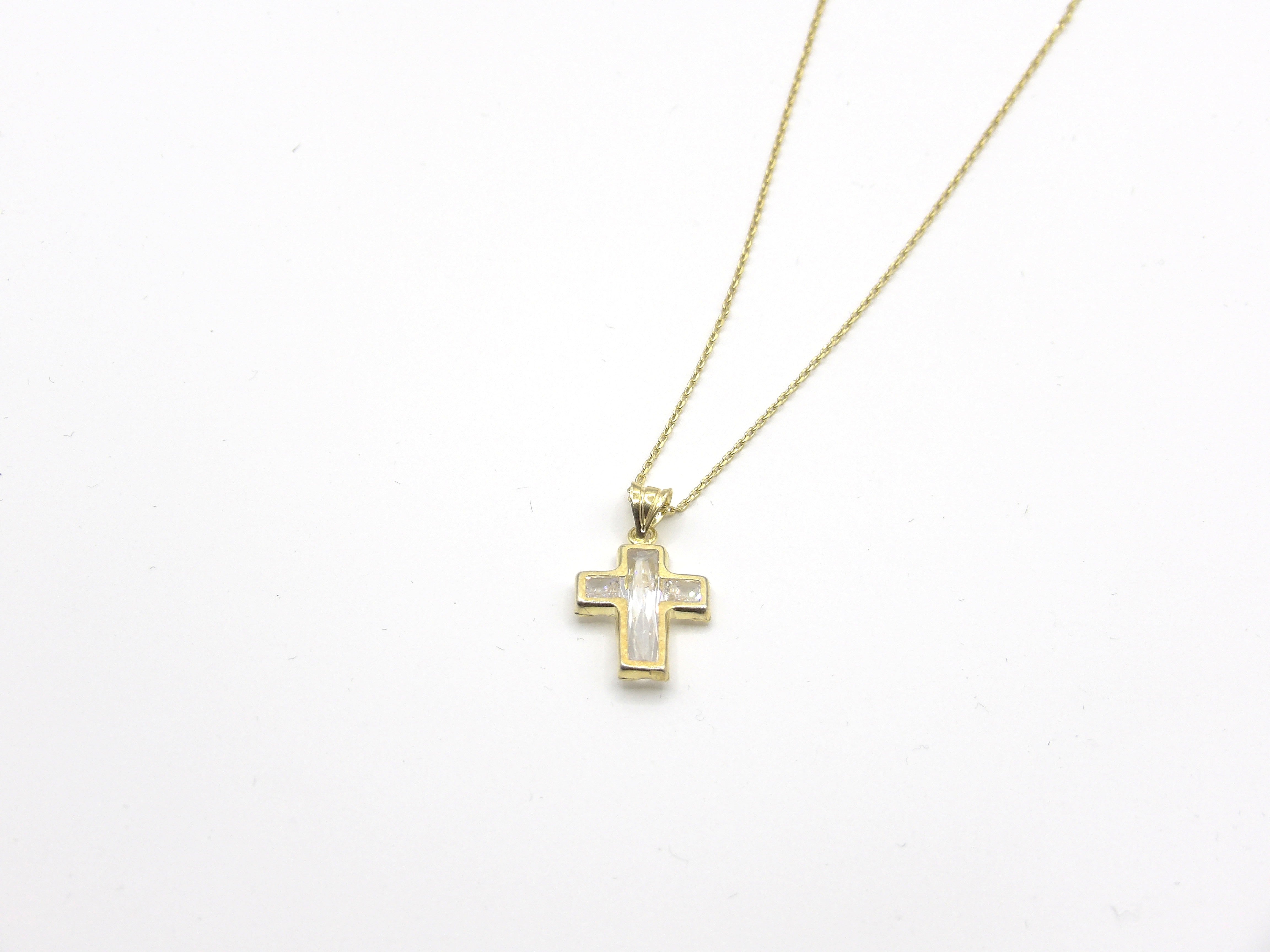 LARGE GEM CROSS