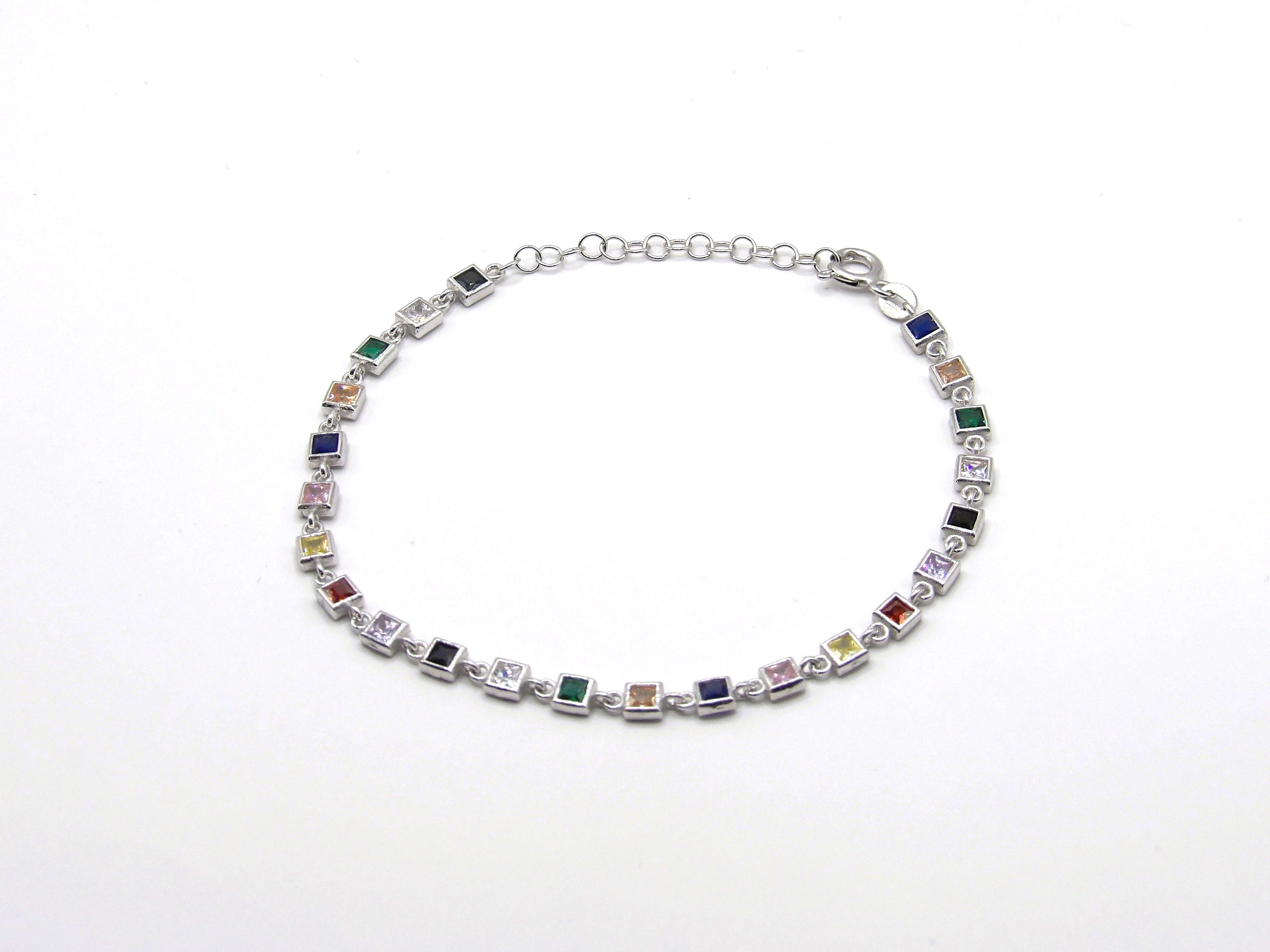 MULTI COLOUR STONE BRACELET