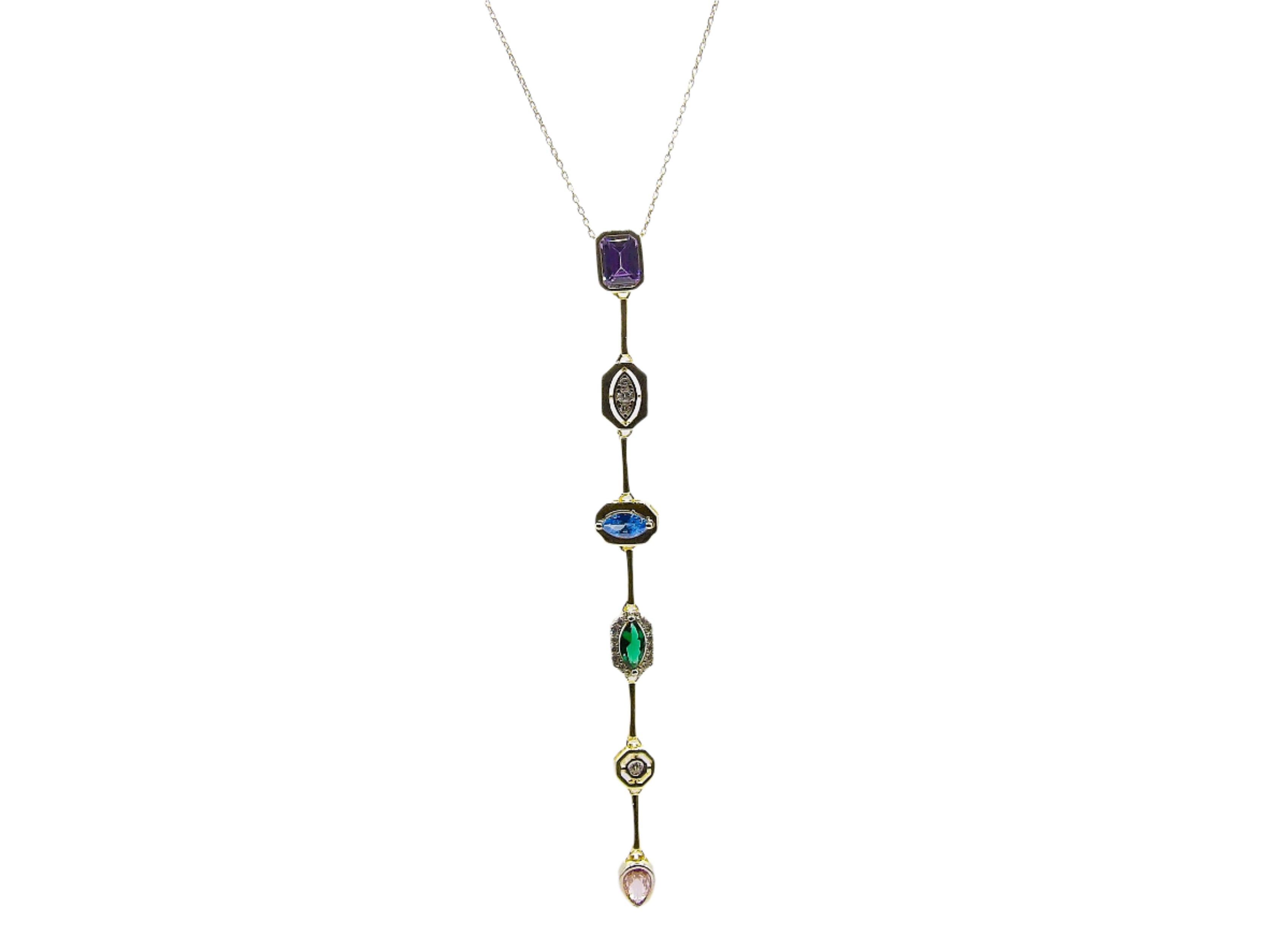 MULTI JEWEL NECKLACE