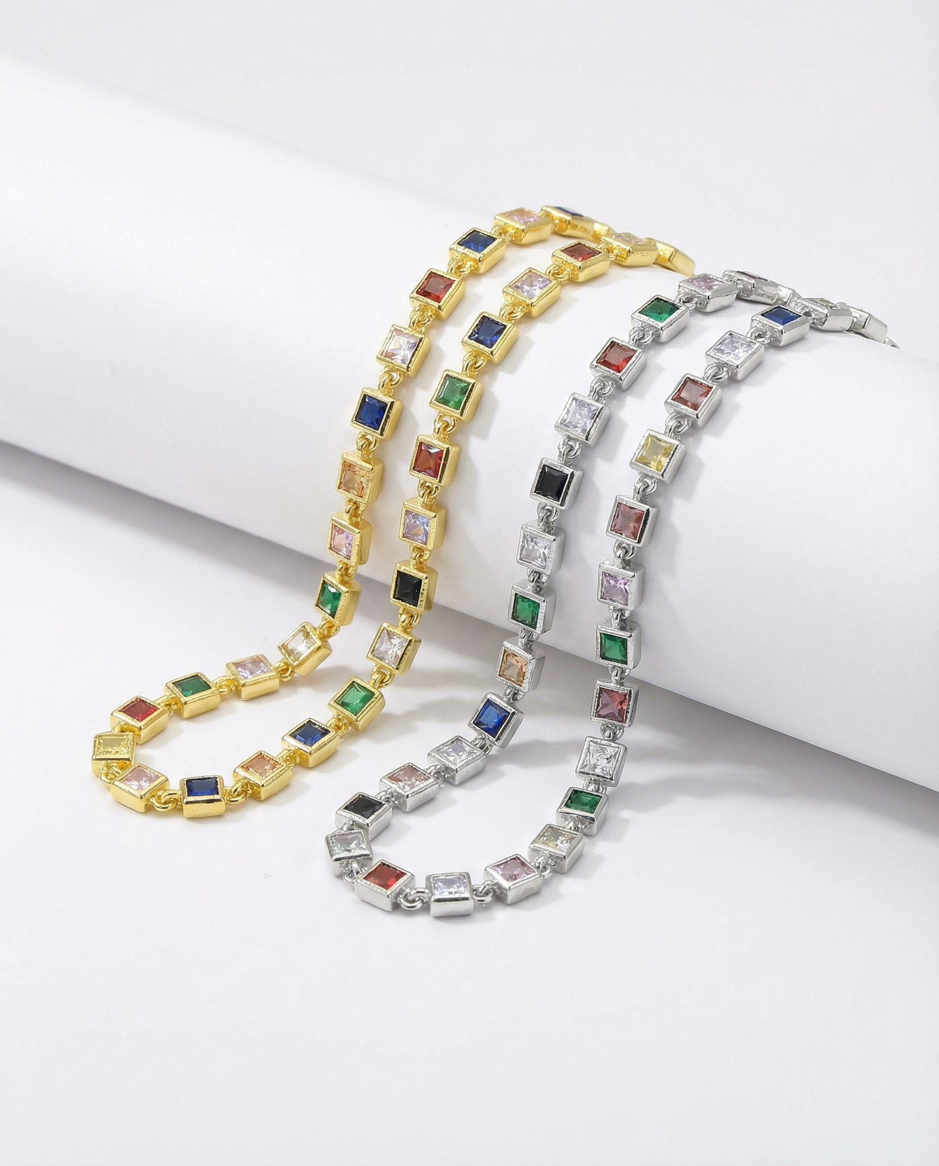 MULTI COLOUR STONE BRACELET